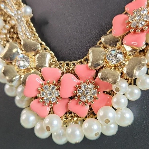 Signed Talbots Statement Necklace - Picture 2 of 6